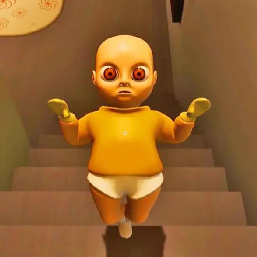 Scary Baby in Yellow